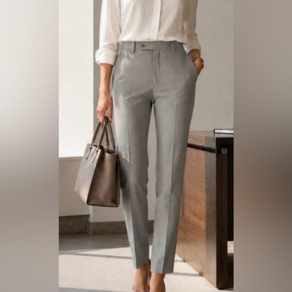 Joseph Abboud Women’s Light Gray Tan Dress Pants
